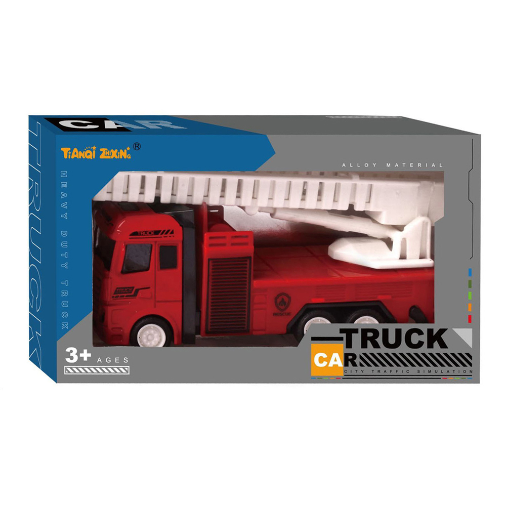 Pull Back Truck Rood