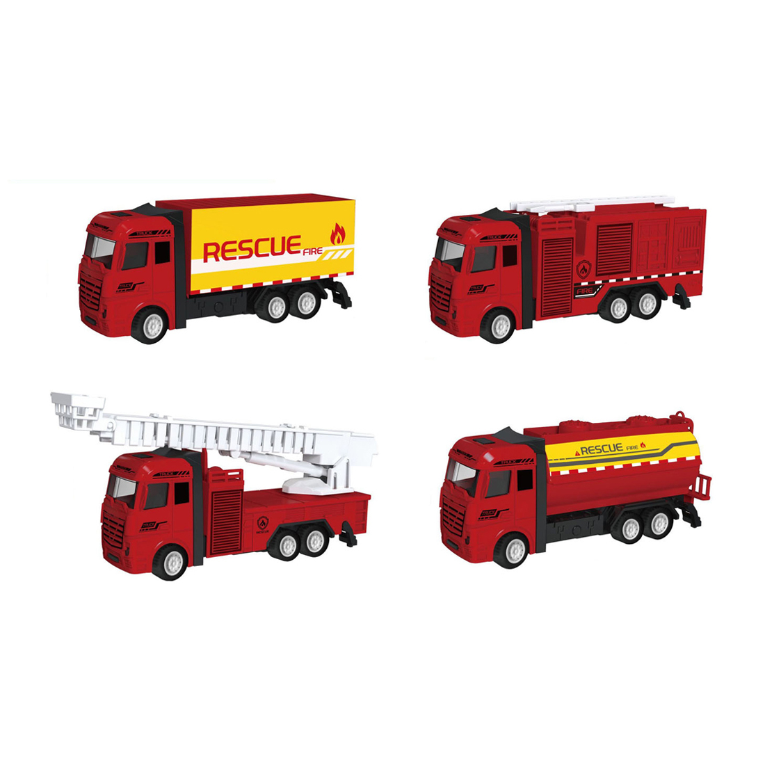 Camion Pull back rouge