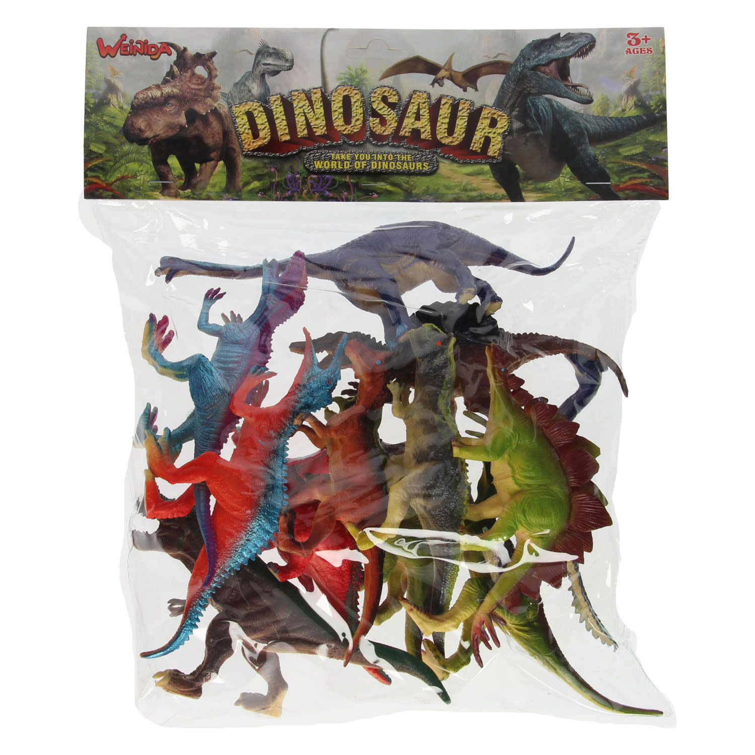 Dinosaures, 12 pièces.