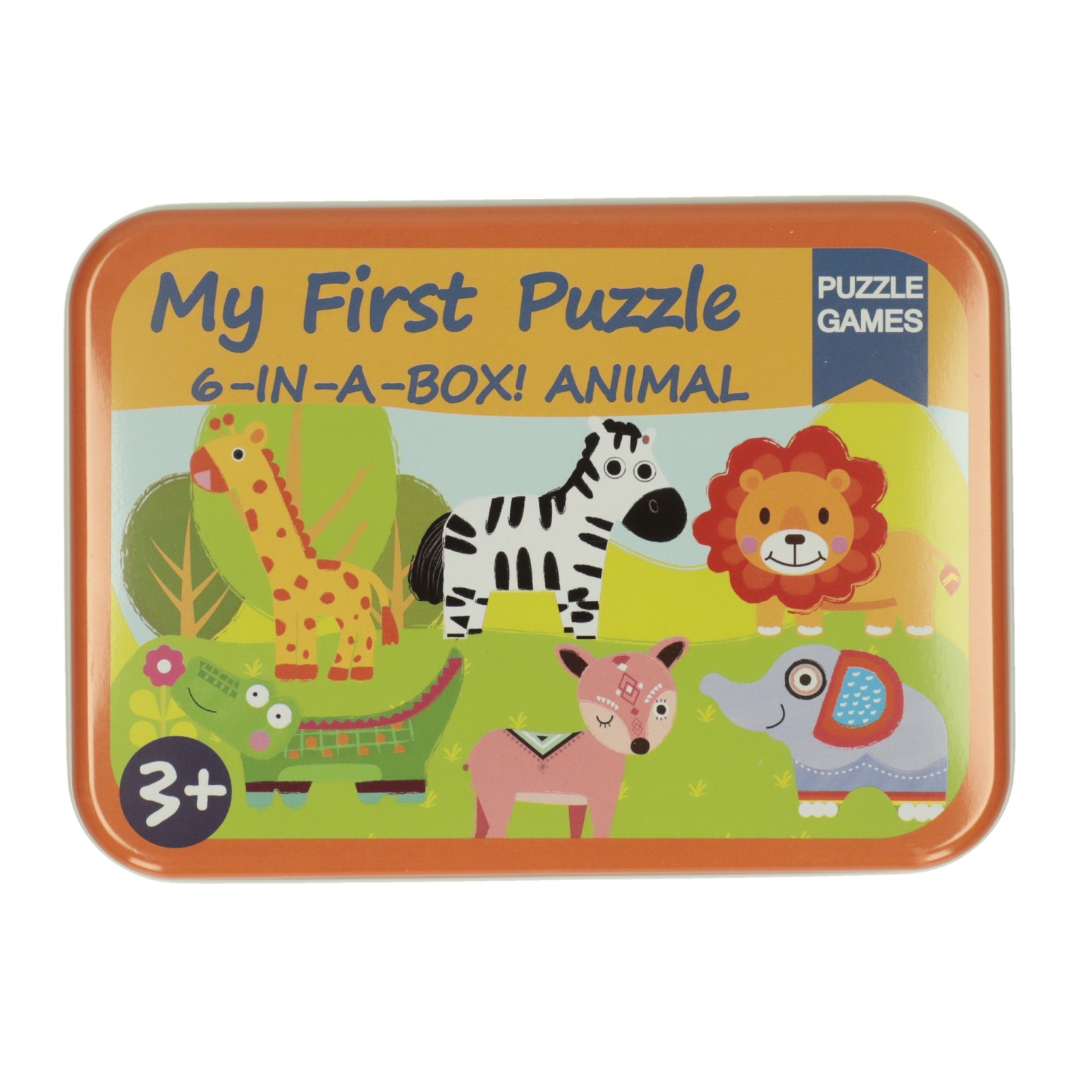 Mes 6 premiers puzzles en conserve – Animaux sauvages