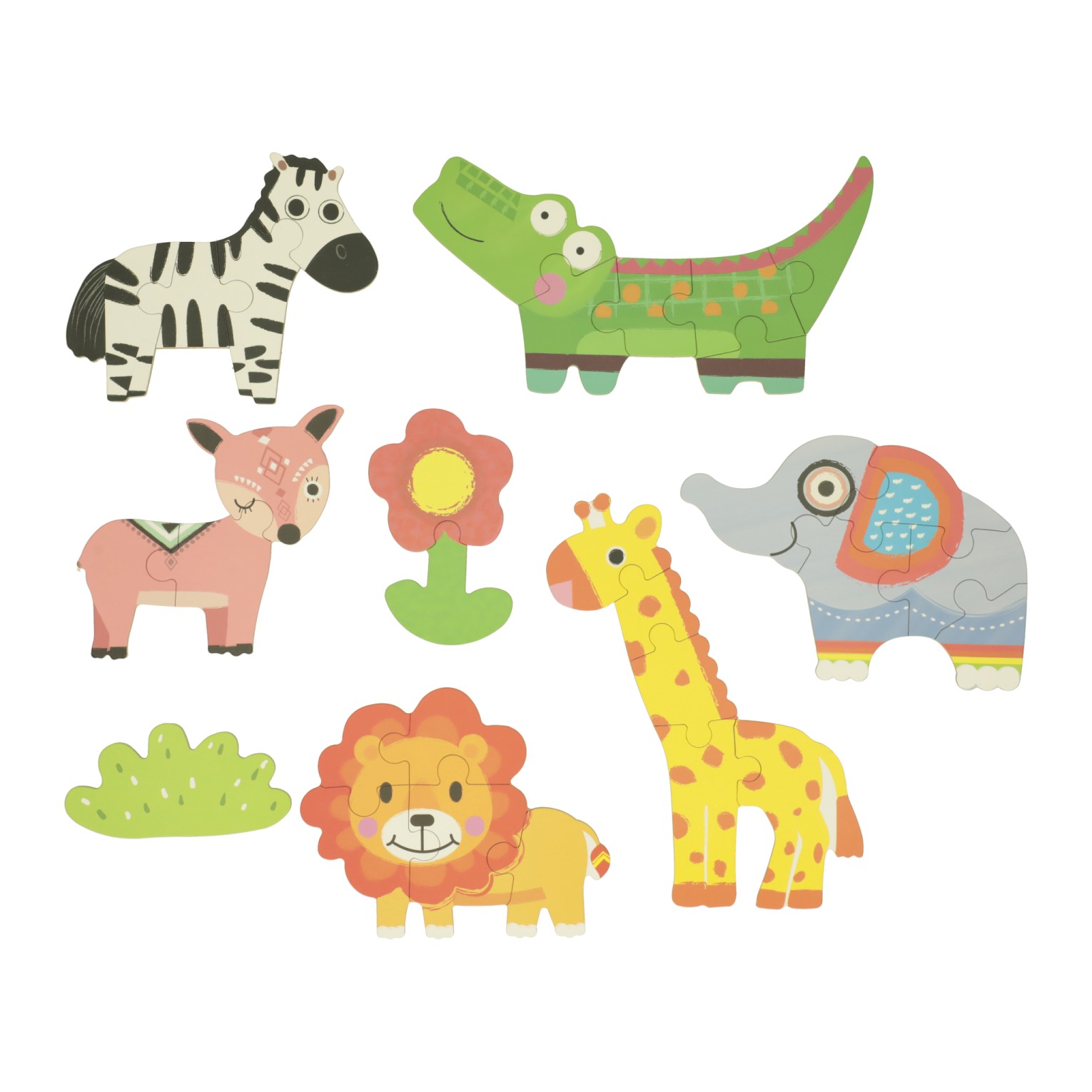 Mes 6 premiers puzzles en conserve – Animaux sauvages