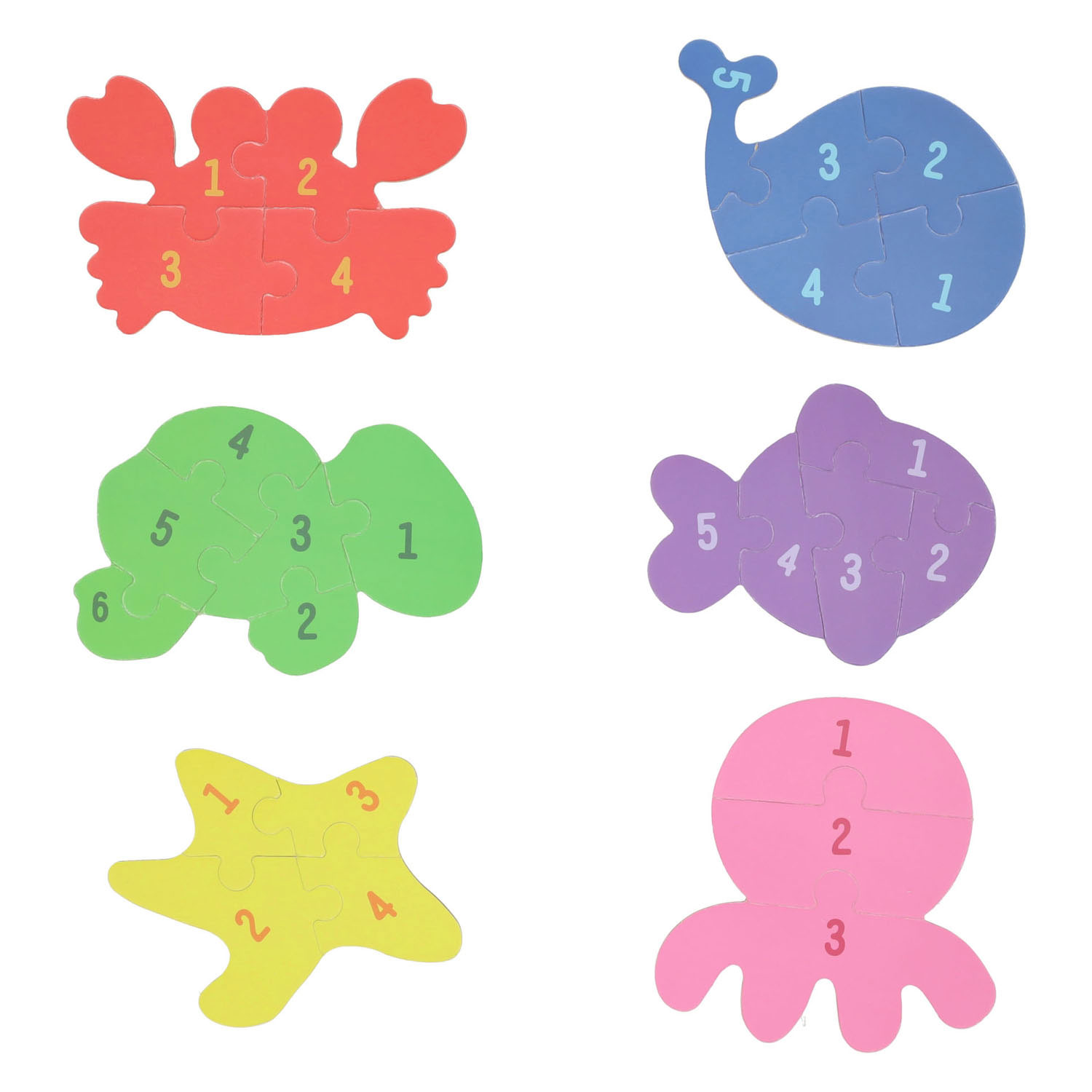 Mijn Eerste 6 Puzzzels in Blik - Onderwaterwereld