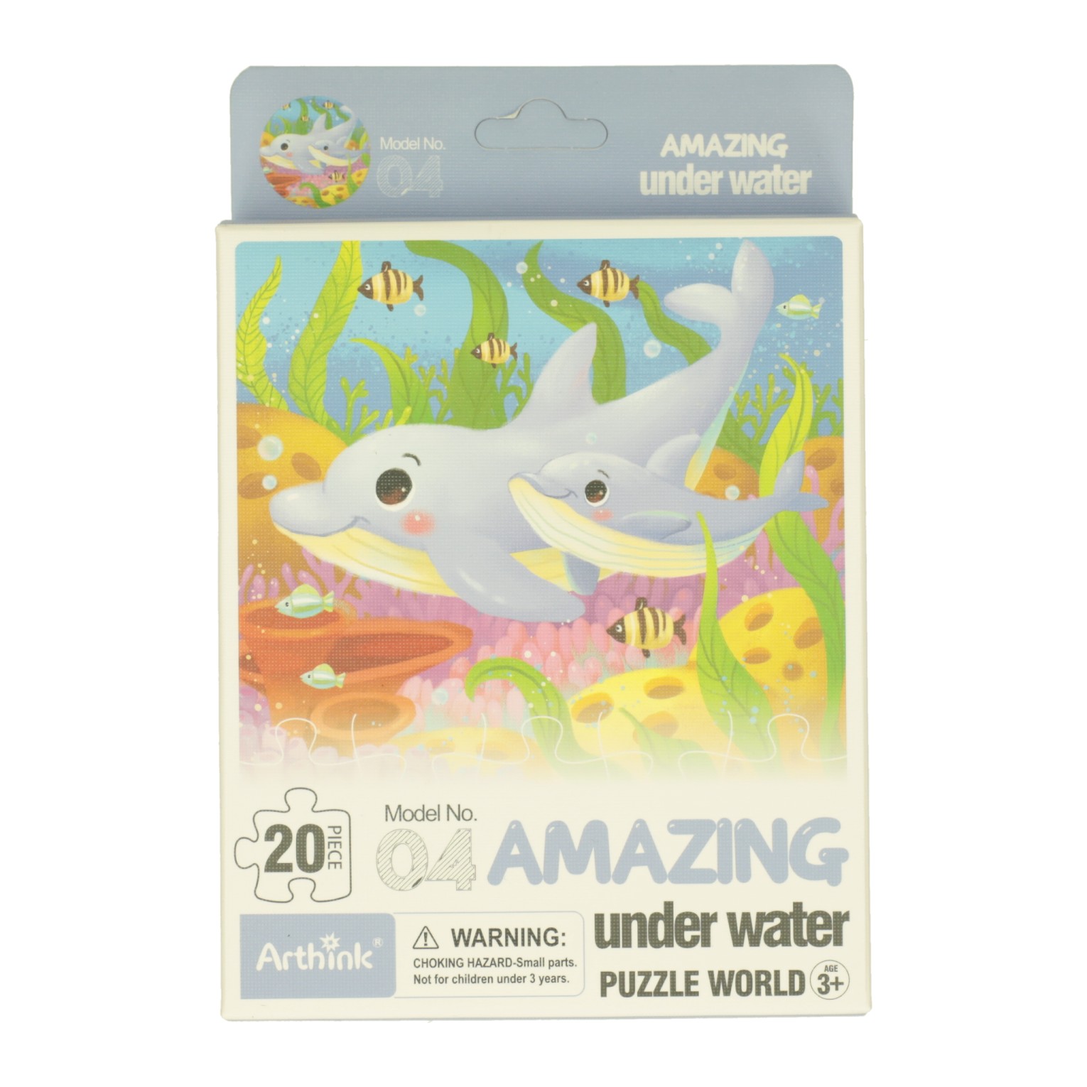 Minipuzzle Unterwasserwelt, 20 Teile