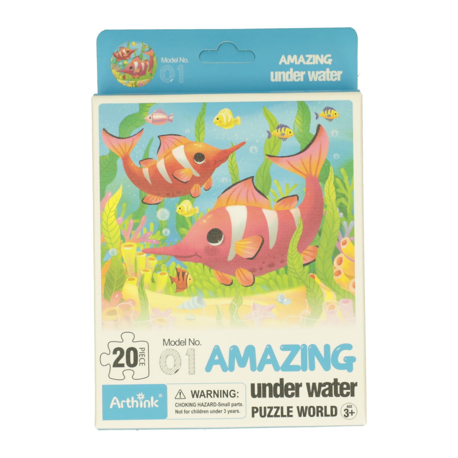 Mini puzzle Monde sous-marin, 20 pcs.