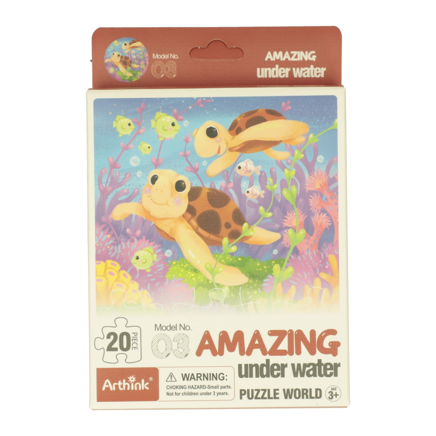 Mini puzzle Monde sous-marin, 20 pcs.