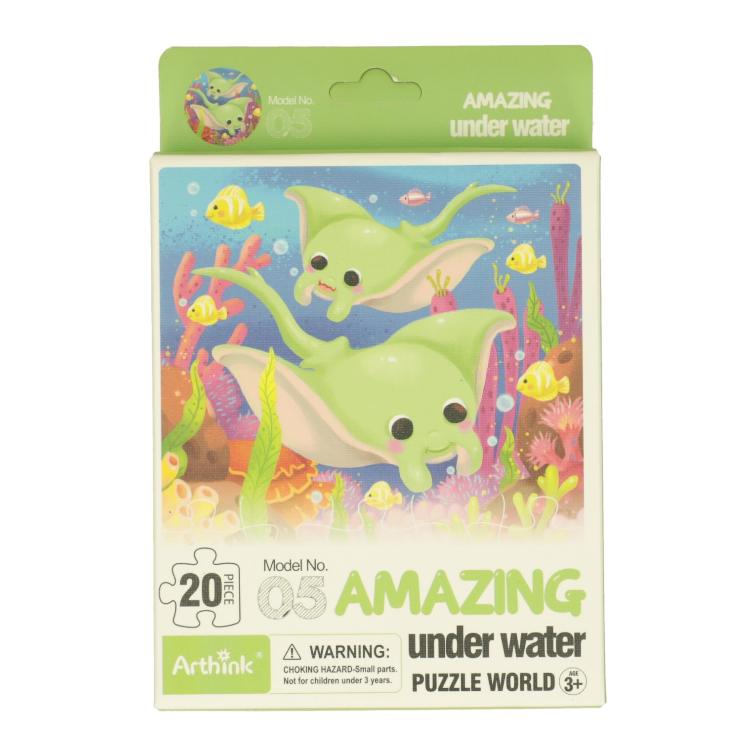 Mini puzzle Monde sous-marin, 20 pcs.