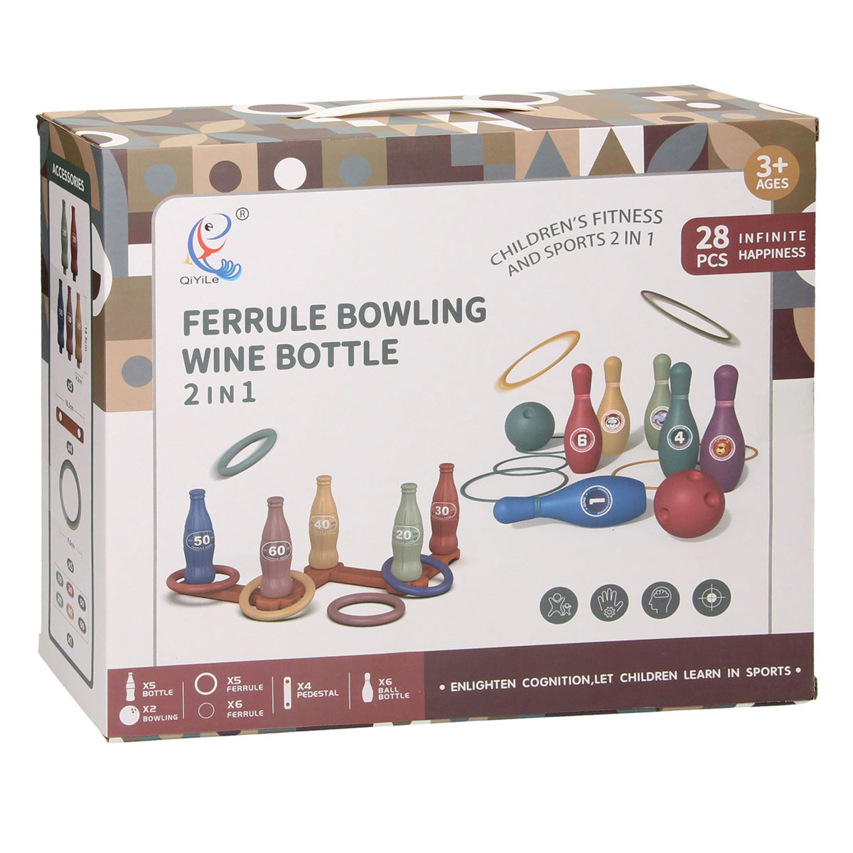 Ringwerpen & Bowlingspel 2in1