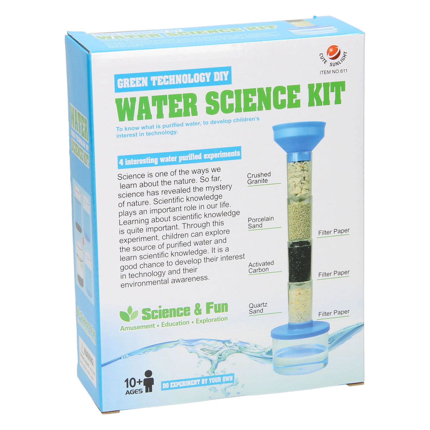 Water Science Kit Experimentenset