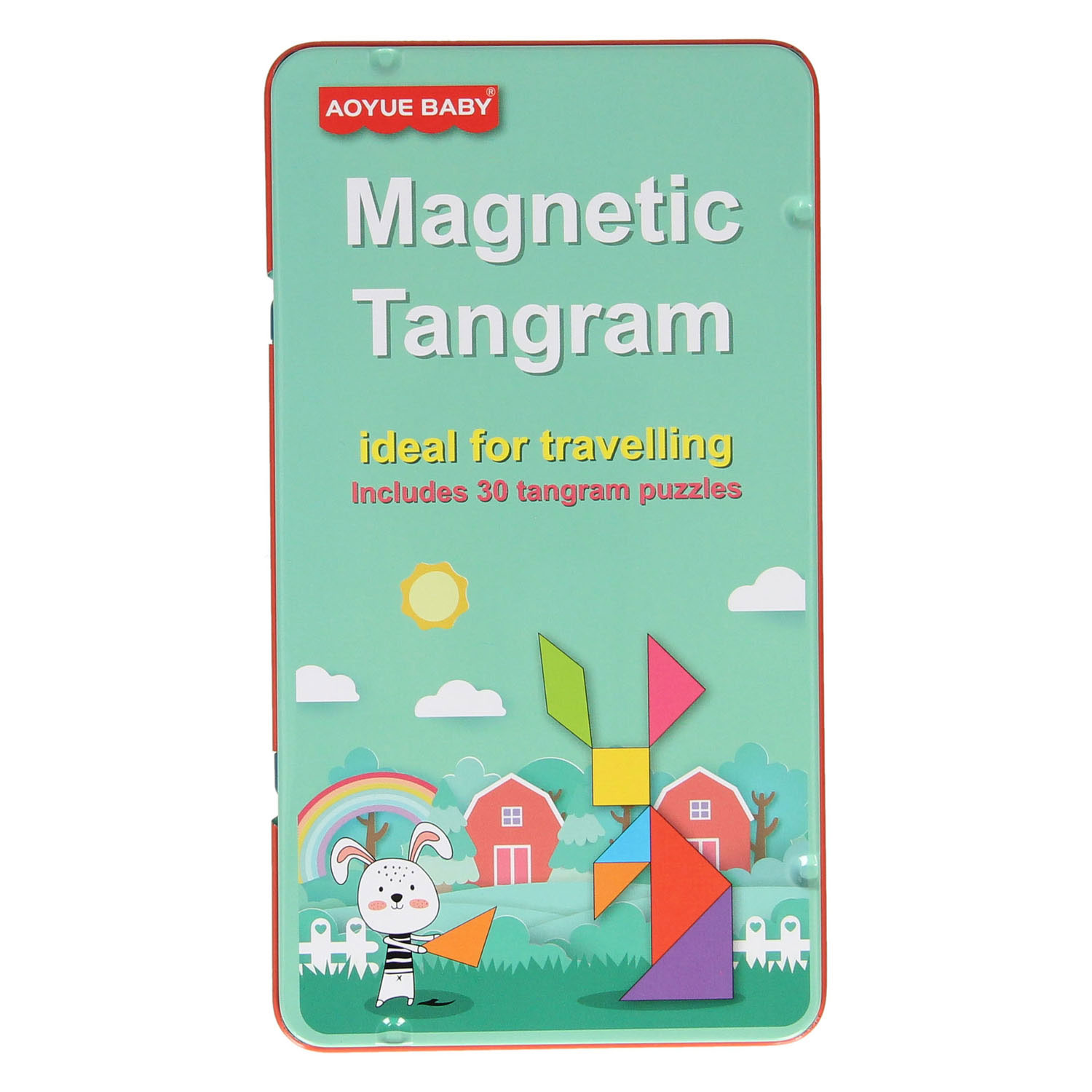 Magnetisches Tangram im Can