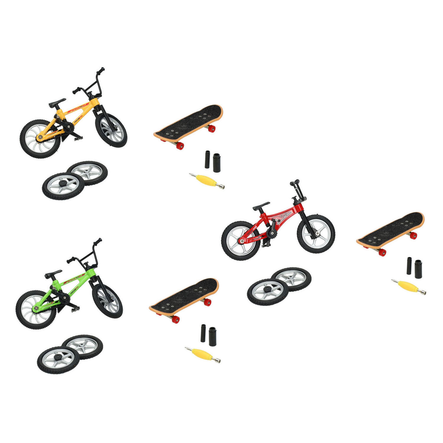 Vinger Stuntfiets met Accessoires