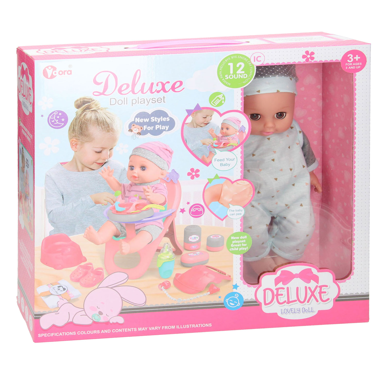 Deluxe Poppenset Etenstijd