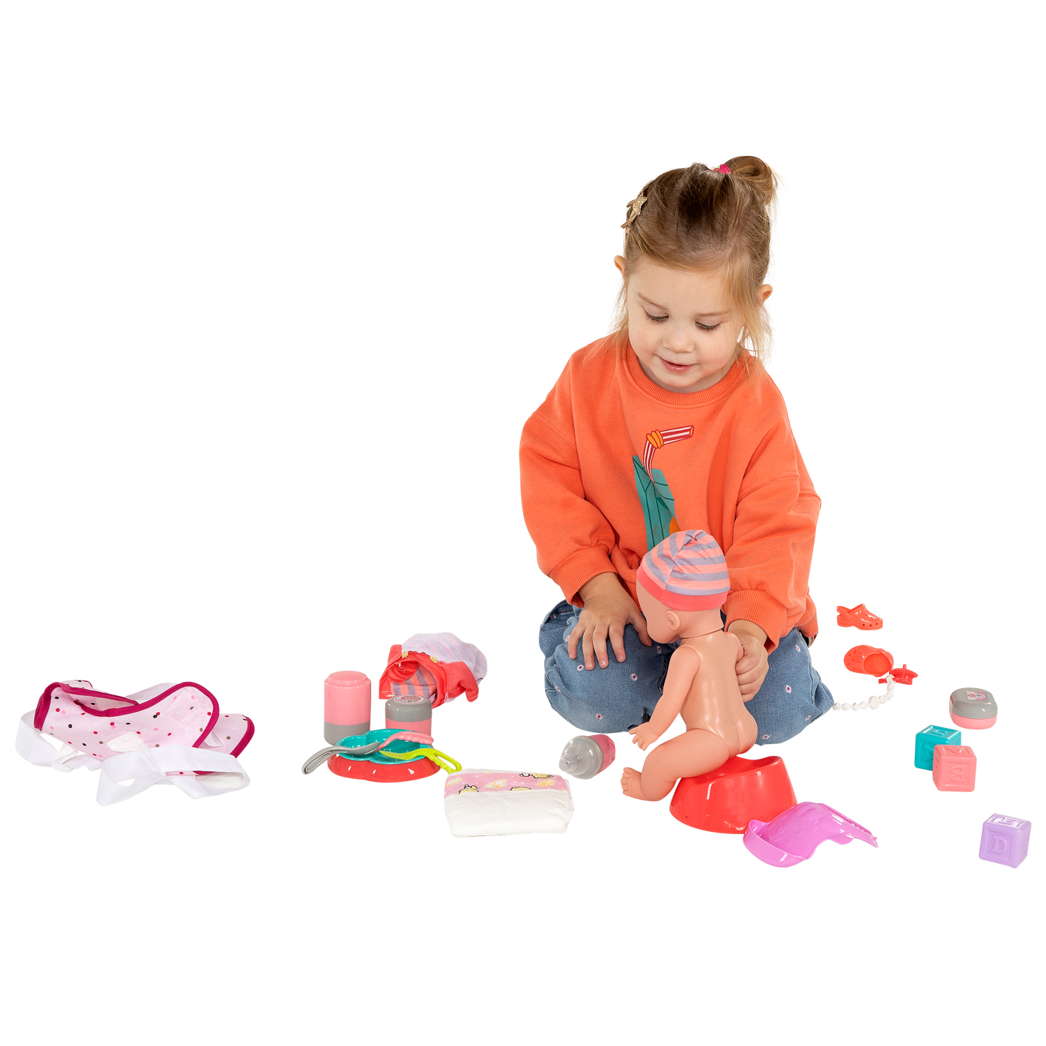 Deluxe Poppenset Buikdraagtas