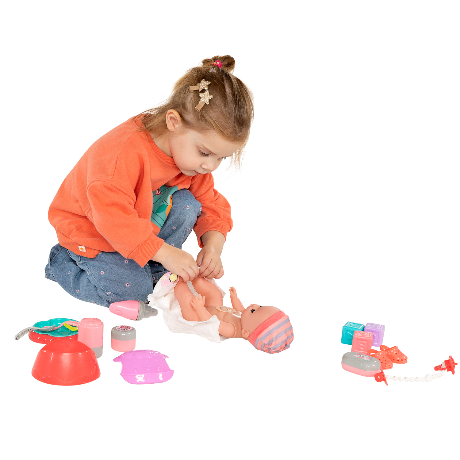 Deluxe Poppenset Buikdraagtas