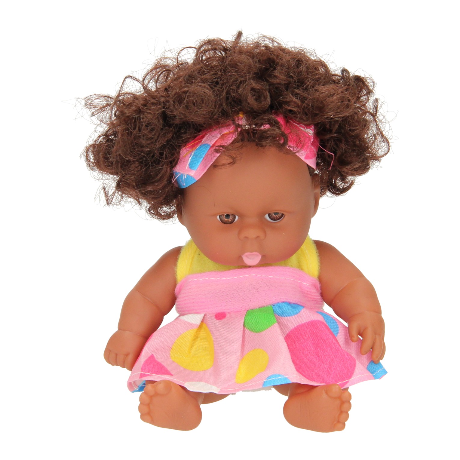 Poupée bébé Curls avec robe, 22 cm