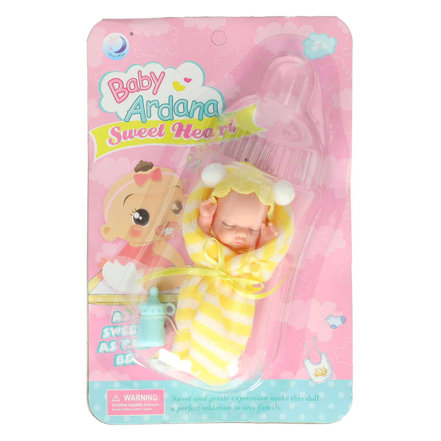 Mini poupée en lange
