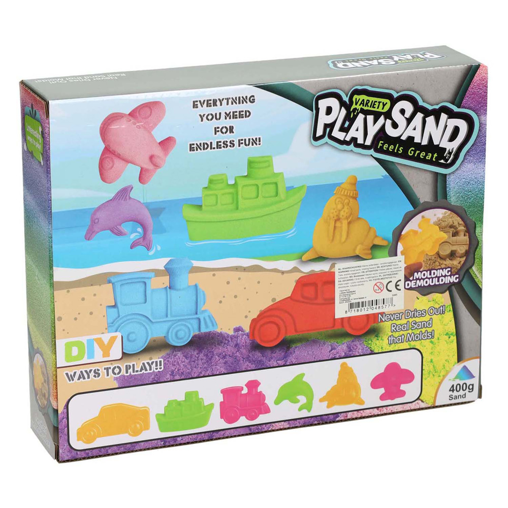 Sable de jeu Véhicules et Dauphin, 400gr