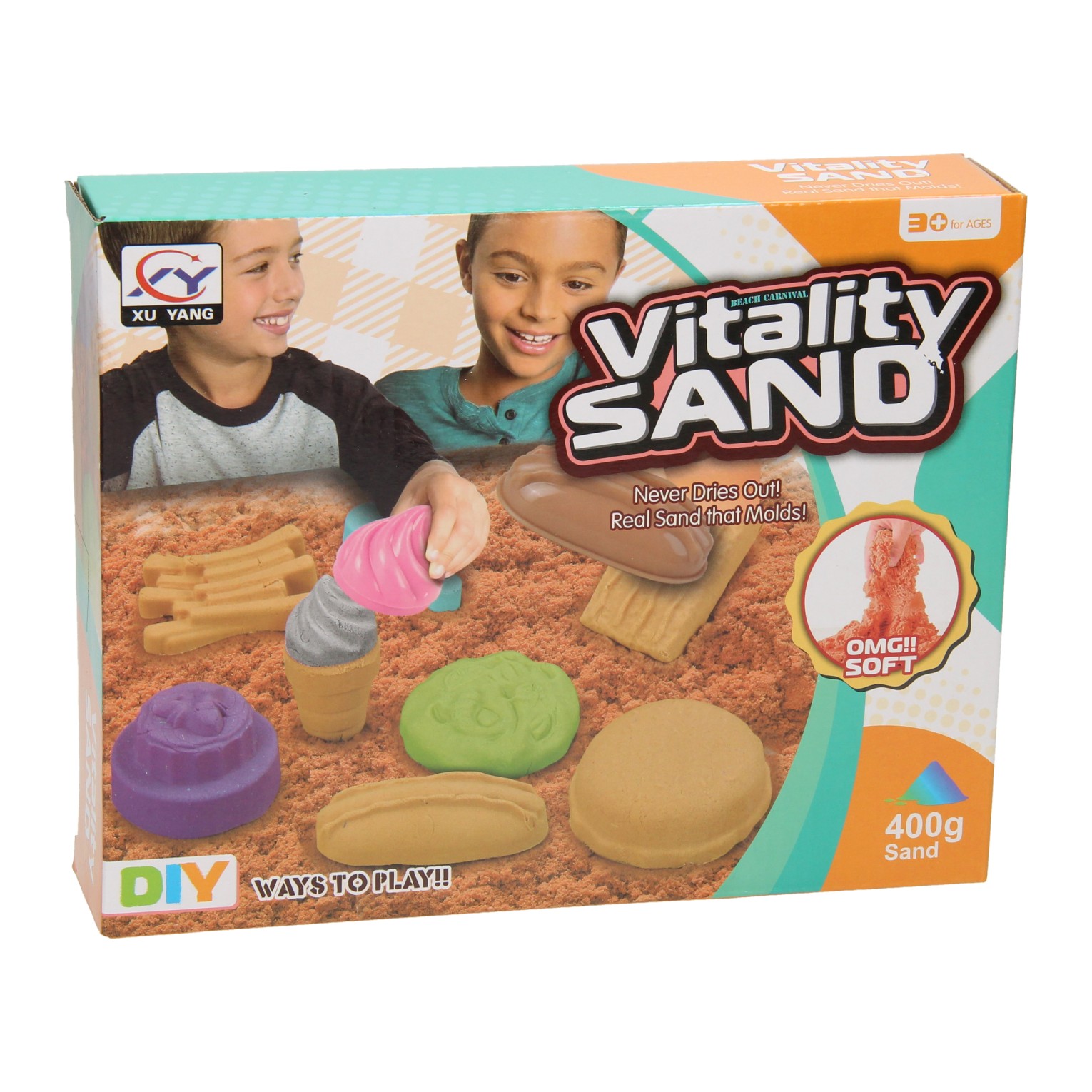 Spielen Sie Sandbrot und Kuchen, 400gr