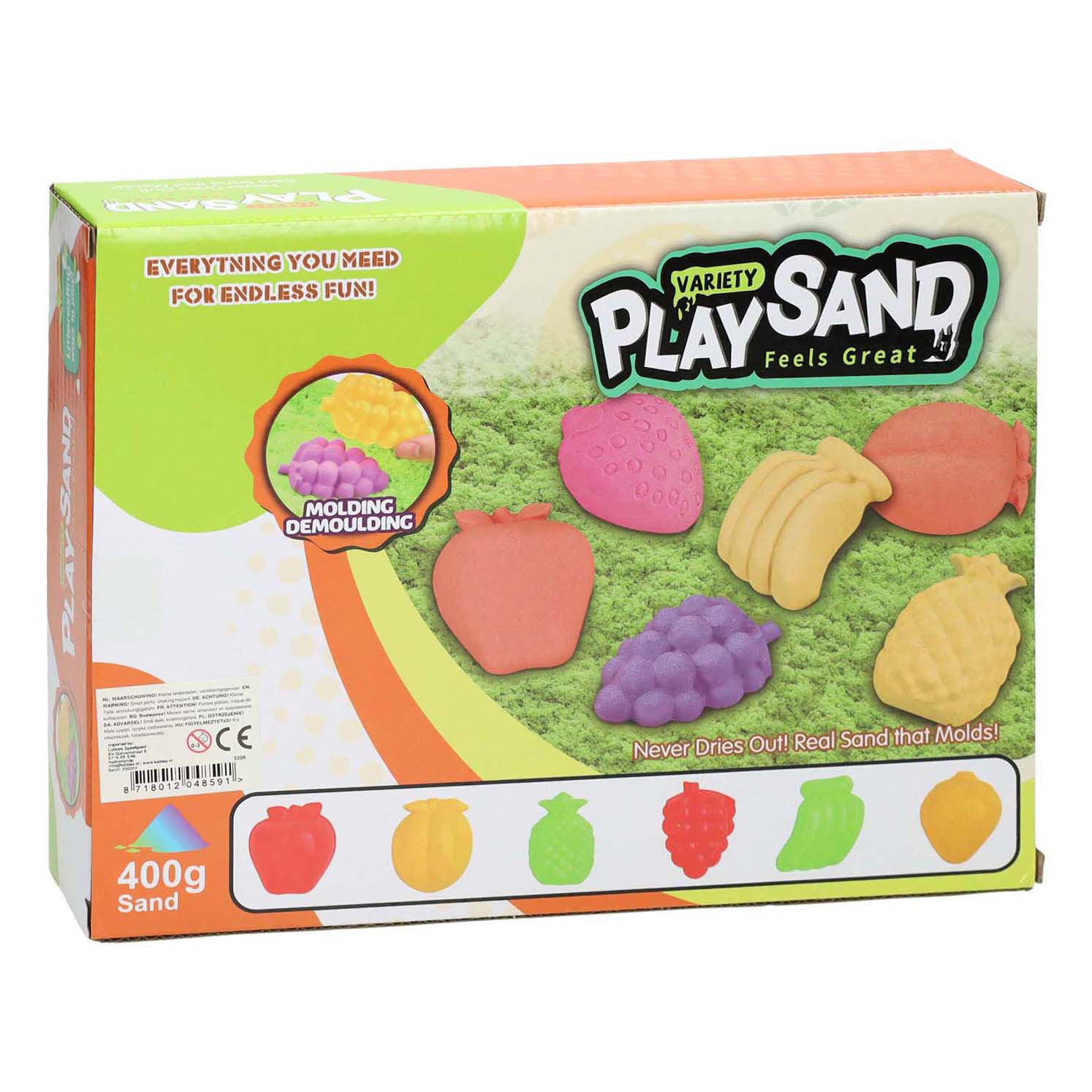 Sable de jeu Fruit, 400gr