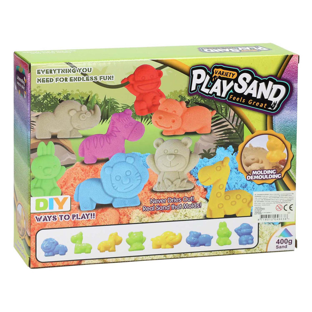 Sable de jeu Animaux sauvages, 400 gr