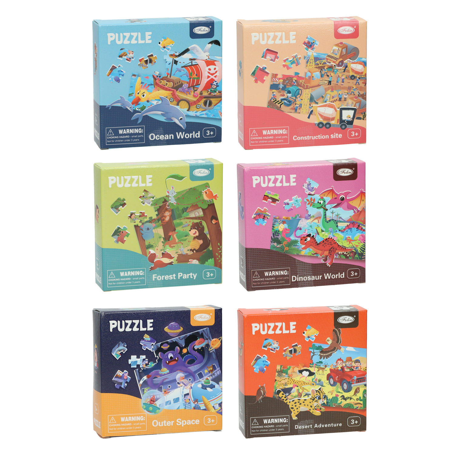 Mini Puzzel Thema, 64st.