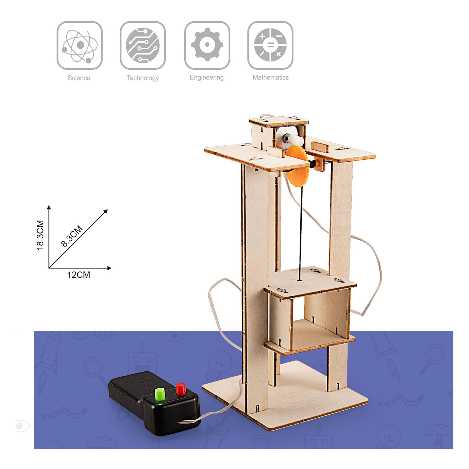 Kit de construction d'ascenseur électrique