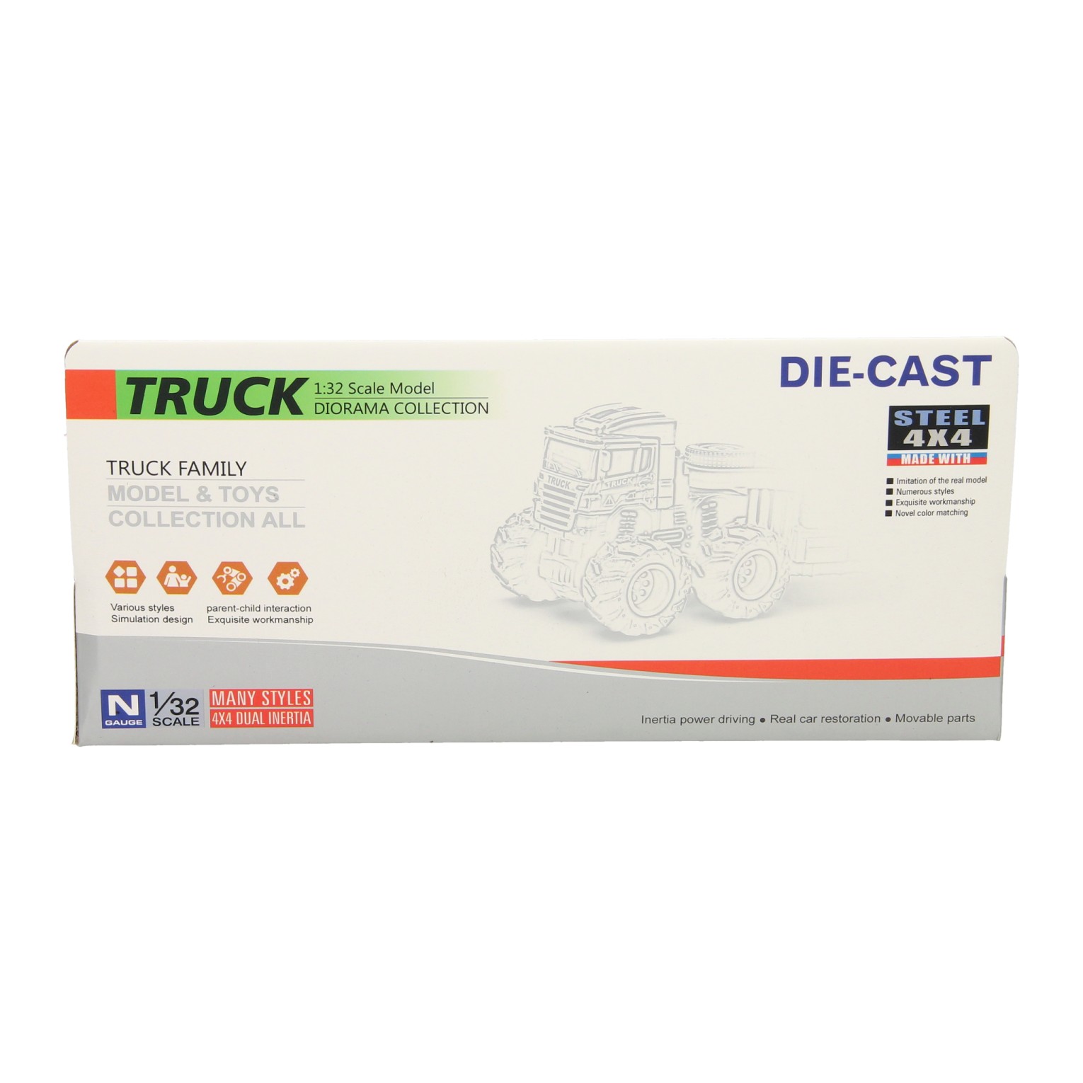 Die-cast Woestijntruck