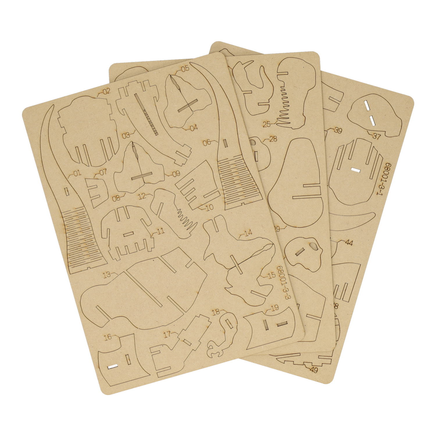Kit de construction en bois Dino 3D T-rex