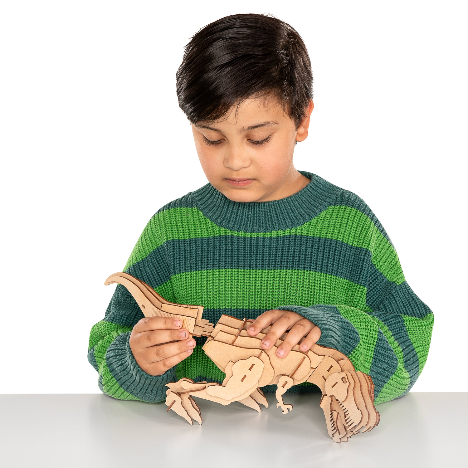 Kit de construction en bois Dino 3D T-rex