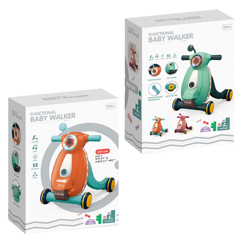 Baby Walker Loopwagen Scooter met Licht en Geluid