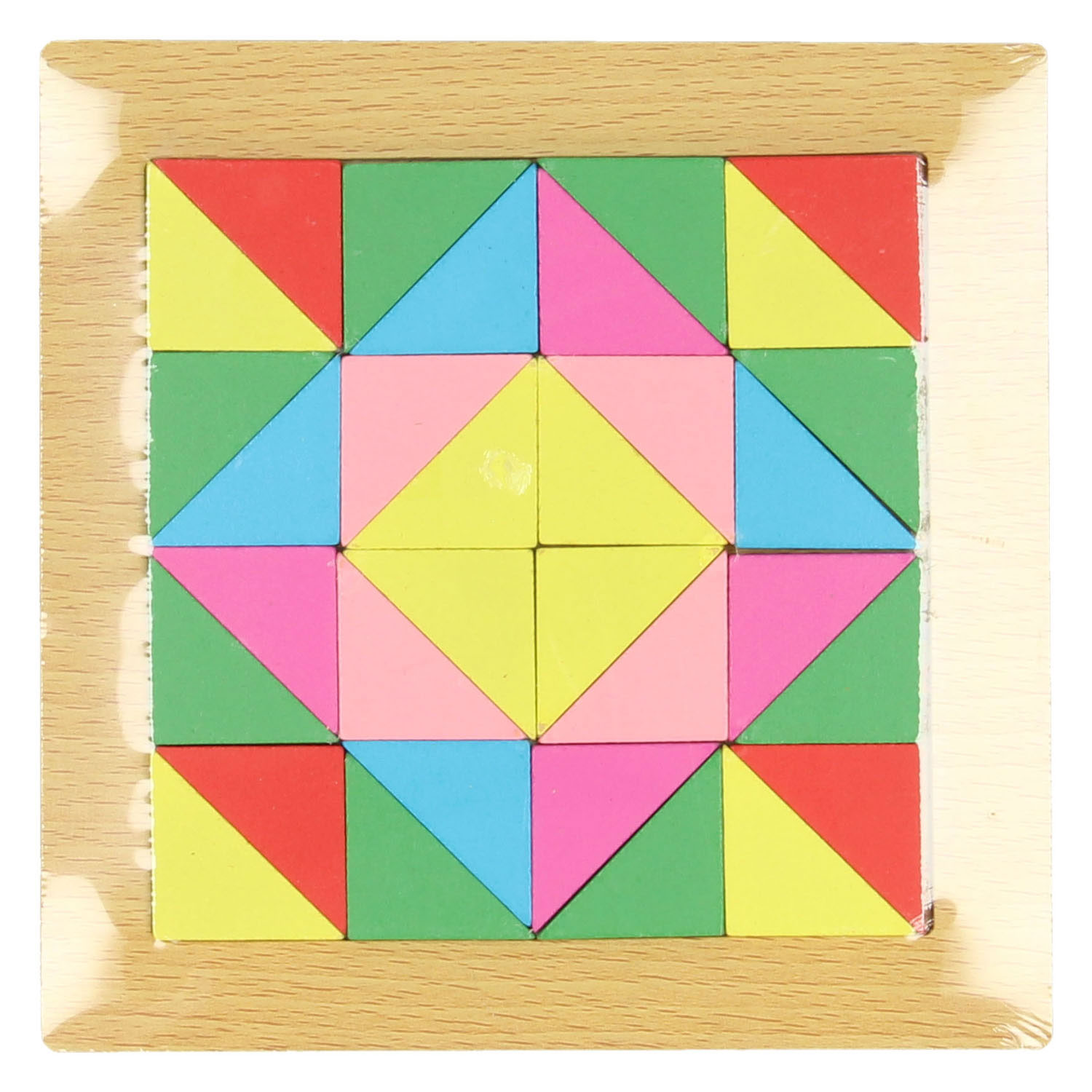 Triangles de Tangram en bois