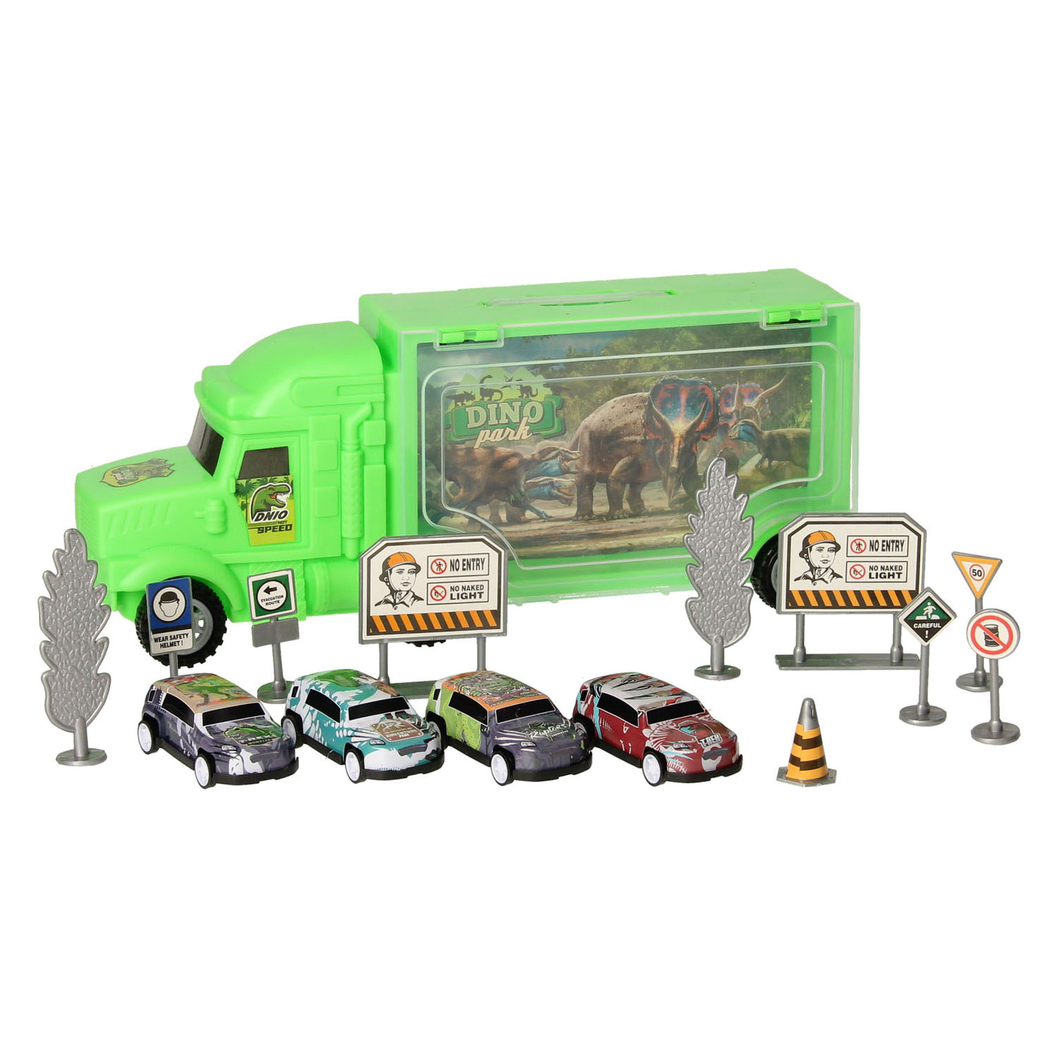 Die-cast Dino Transporter Set