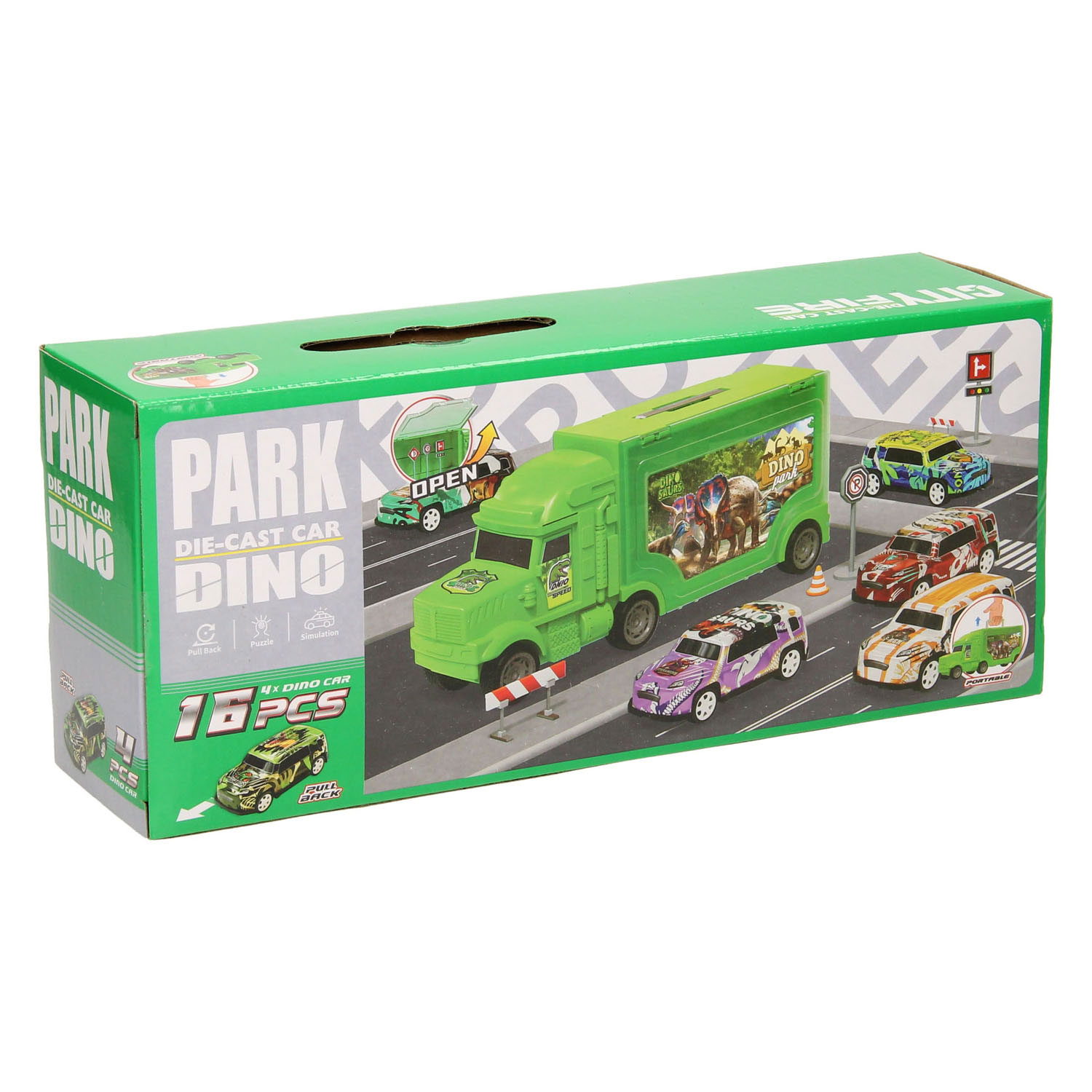 Die-cast Dino Transporter Set