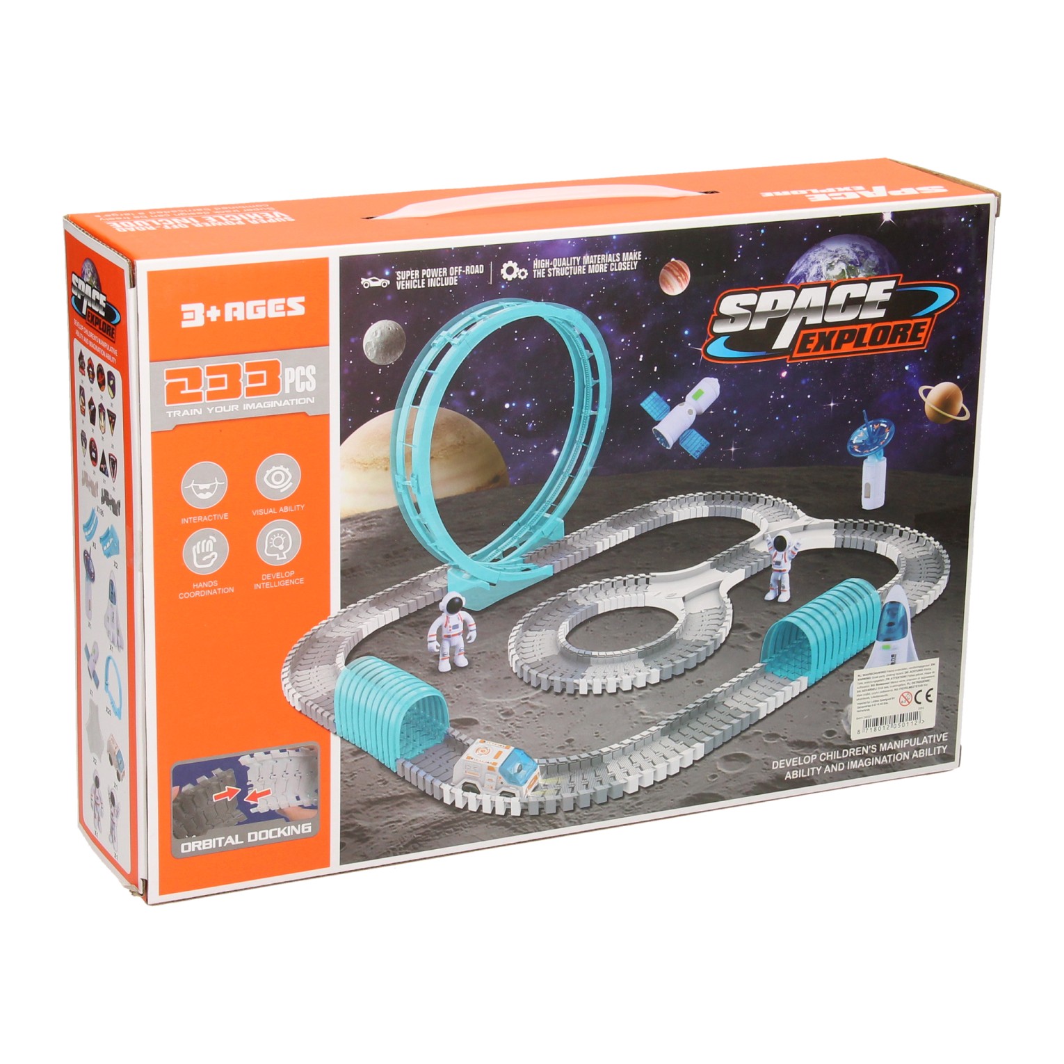 Roadway Rennstrecken-Set Space Explorer XL, 221-tlg.