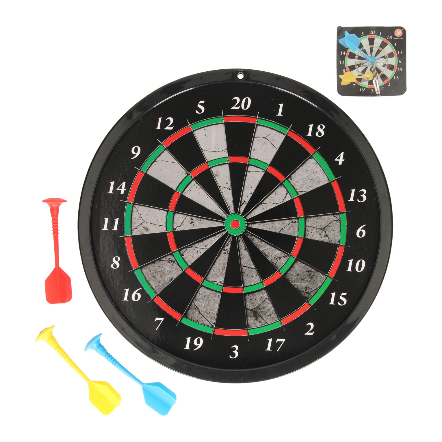 Klettverschluss-Darts-Set, doppelseitig