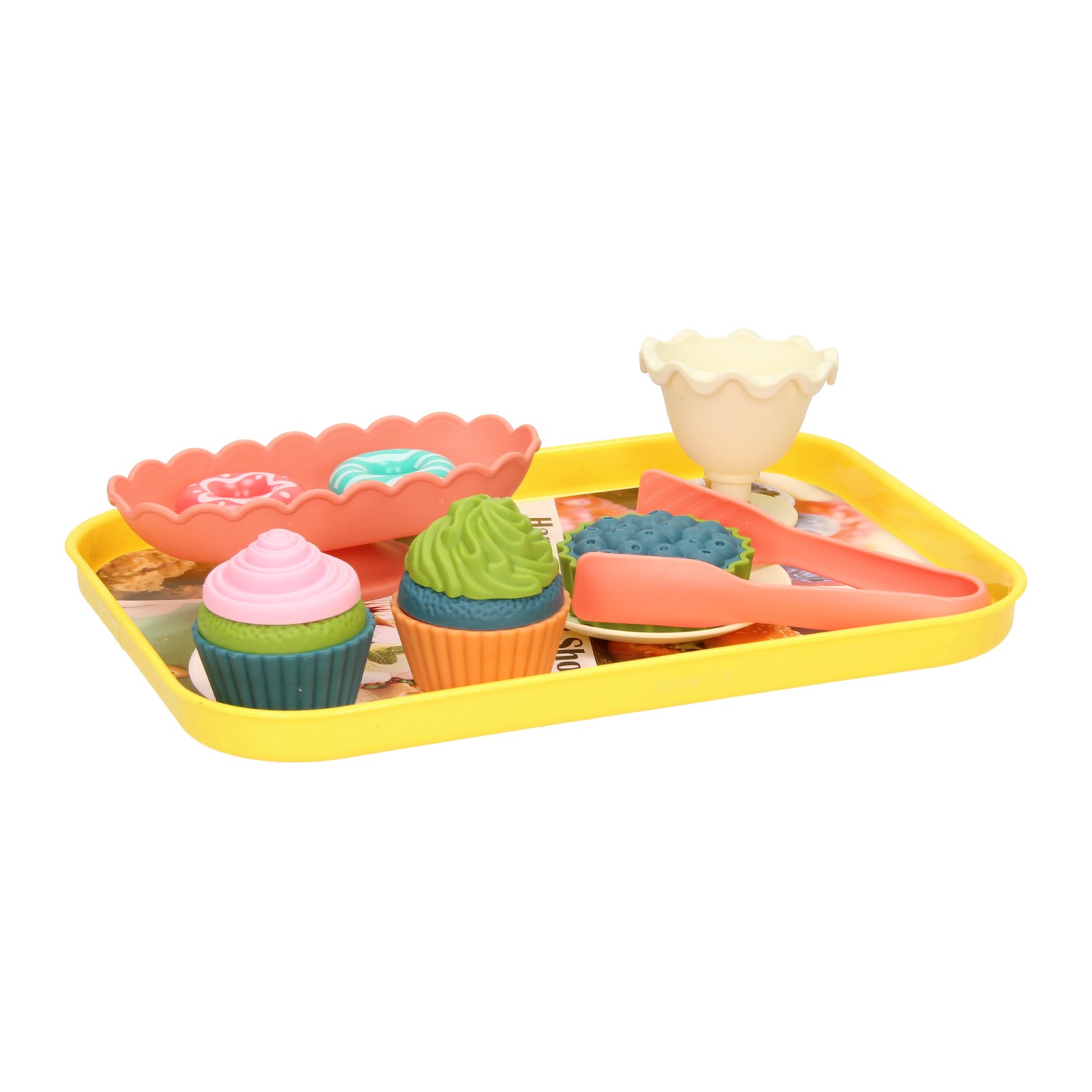 Plateau Play Food Cakes, 14 pièces.