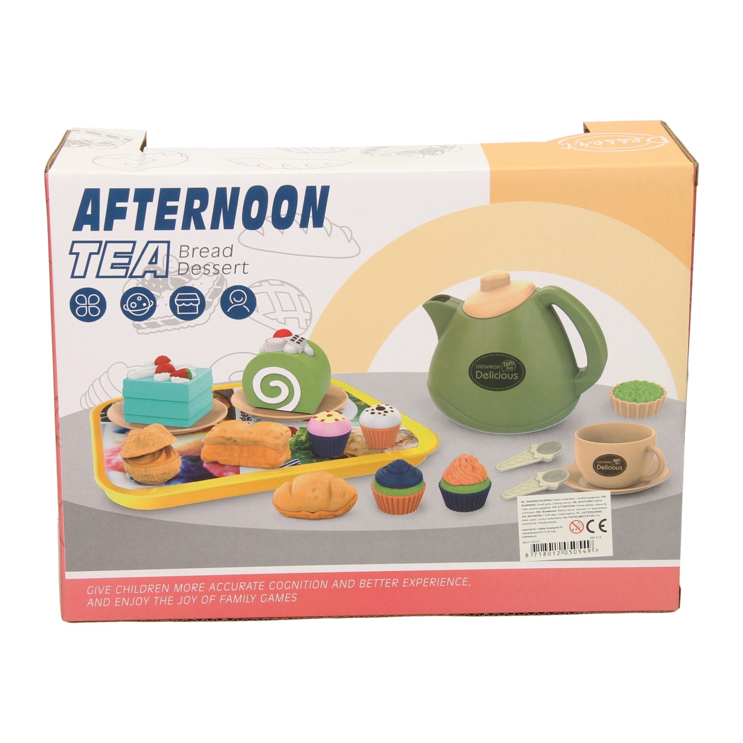 Plateau Play Food Thé et sandwichs