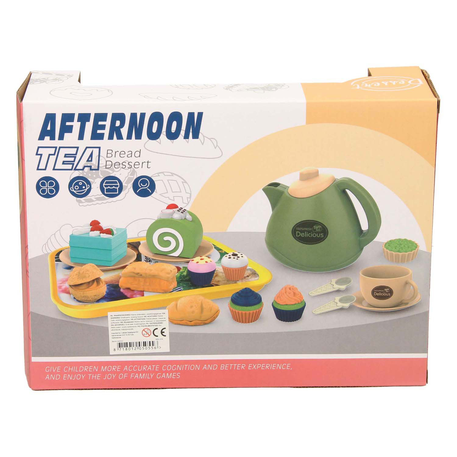 Plateau Play Food Thé et gâteaux