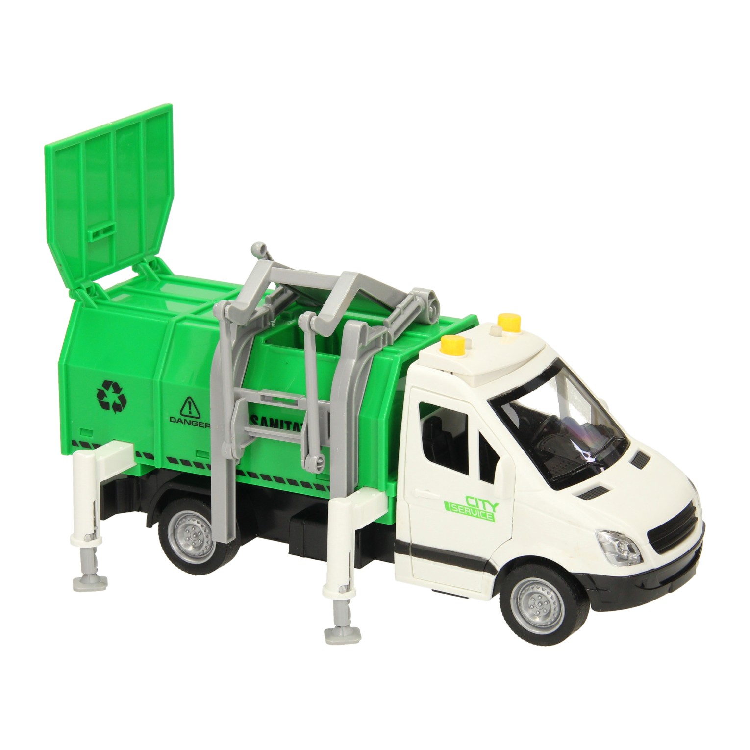 Recyclingwagen mit Licht und Ton