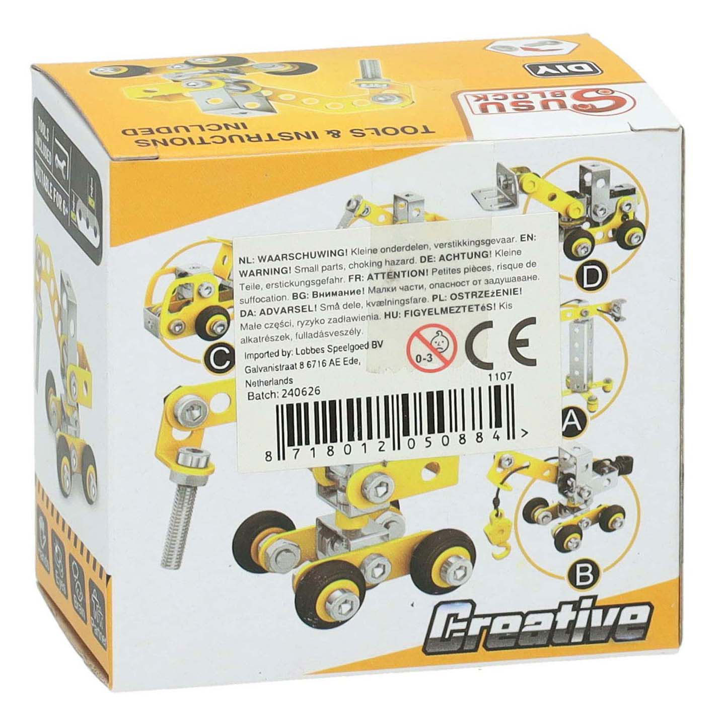 Véhicule en kit de construction métallique