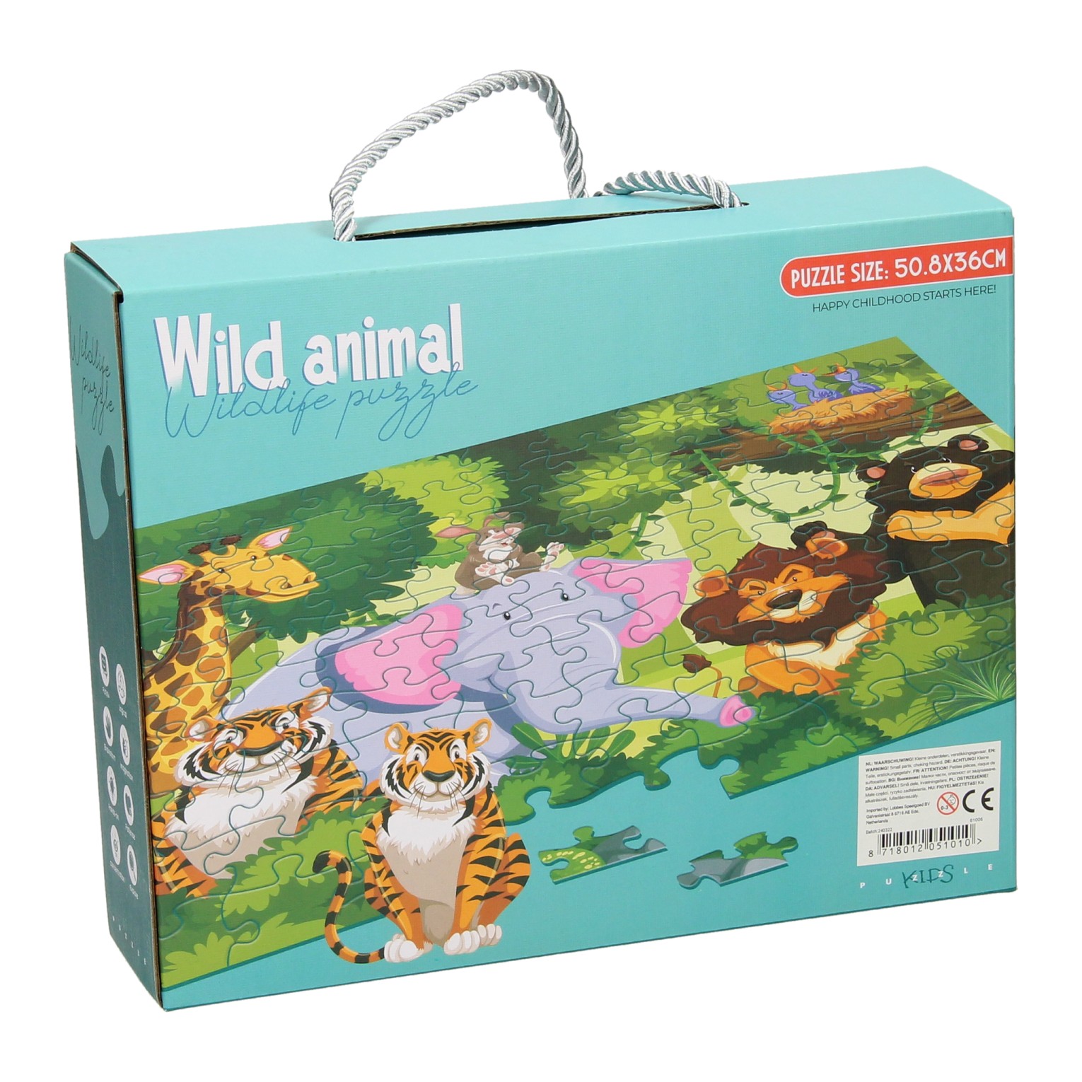 Puzzle Animaux sauvages, 100 pcs.