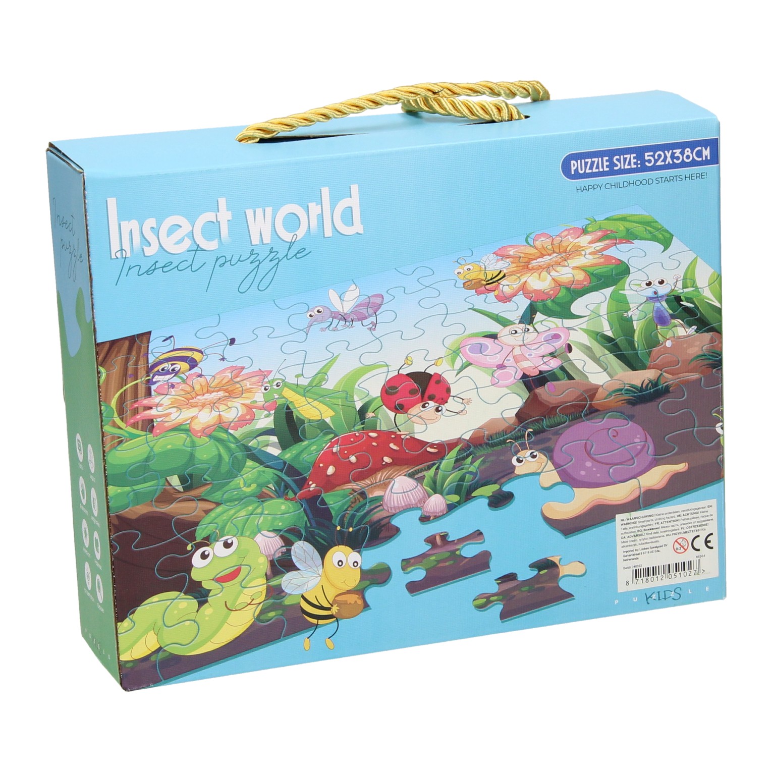 Puzzle Monde des Insectes, 63 pcs.