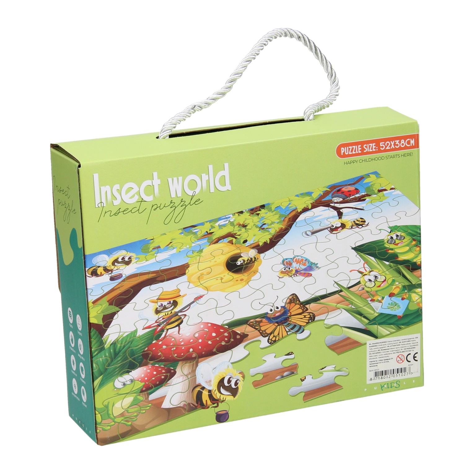 Puzzle Monde des Insectes, 63 pcs.