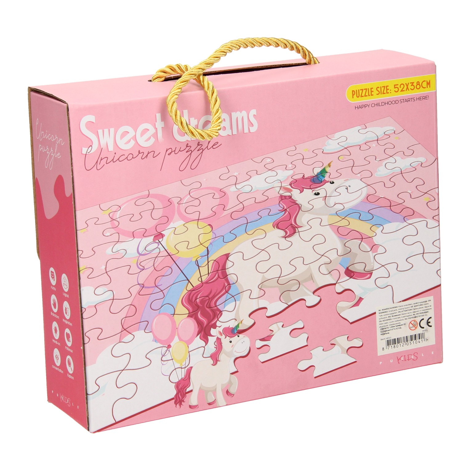 Puzzle Sweet Dreams Licorne, 63 pcs.