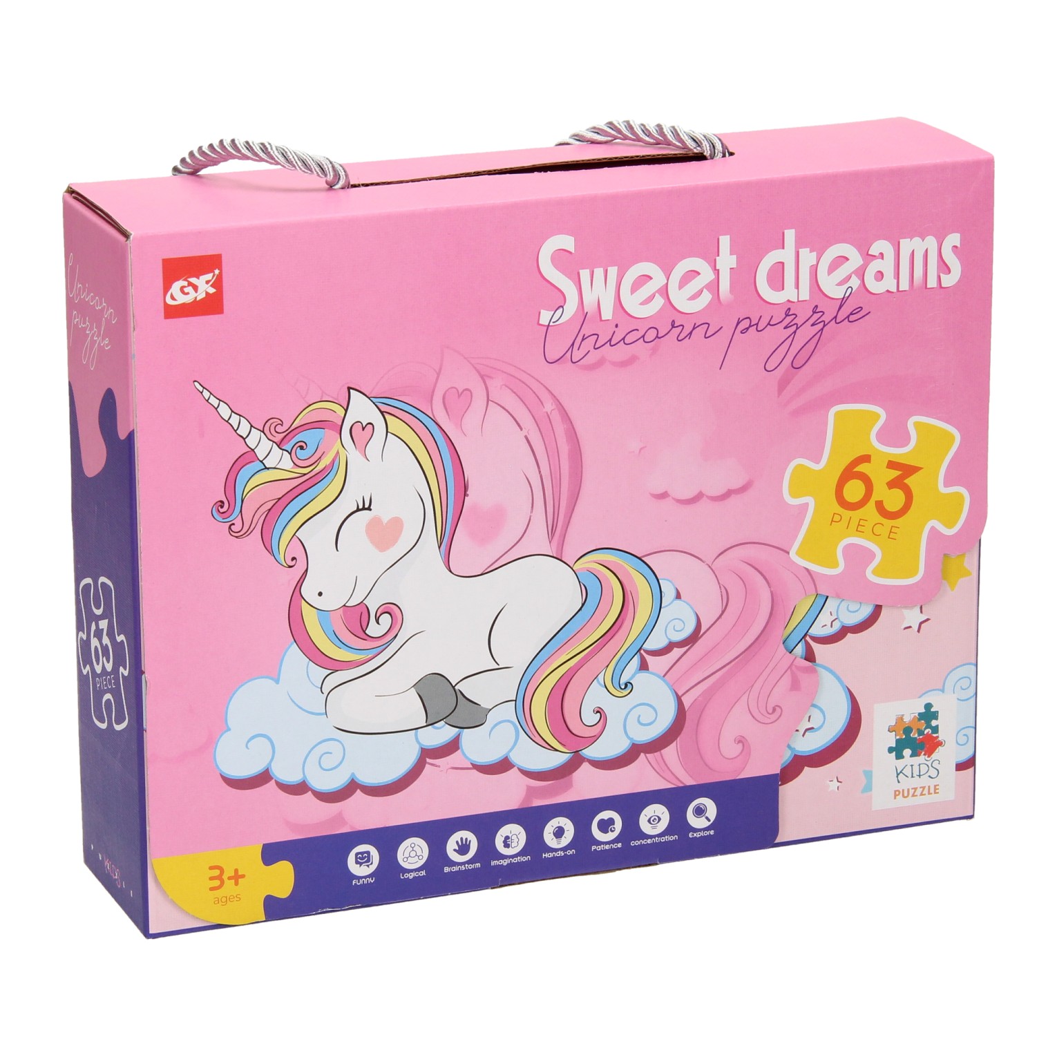 Puzzle Sweet Dreams Licorne, 63 pcs.