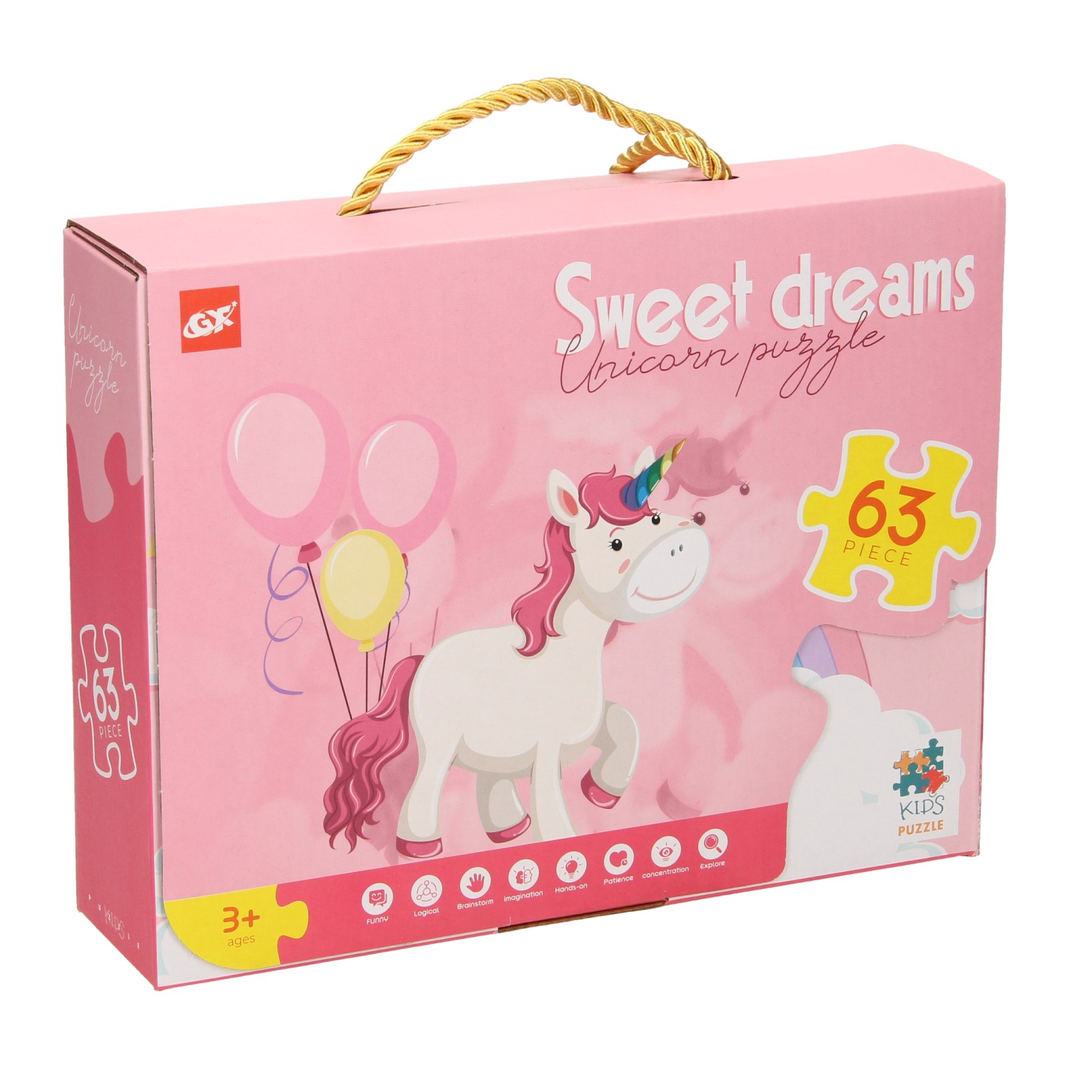 Puzzle Sweet Dreams Licorne, 63 pcs.