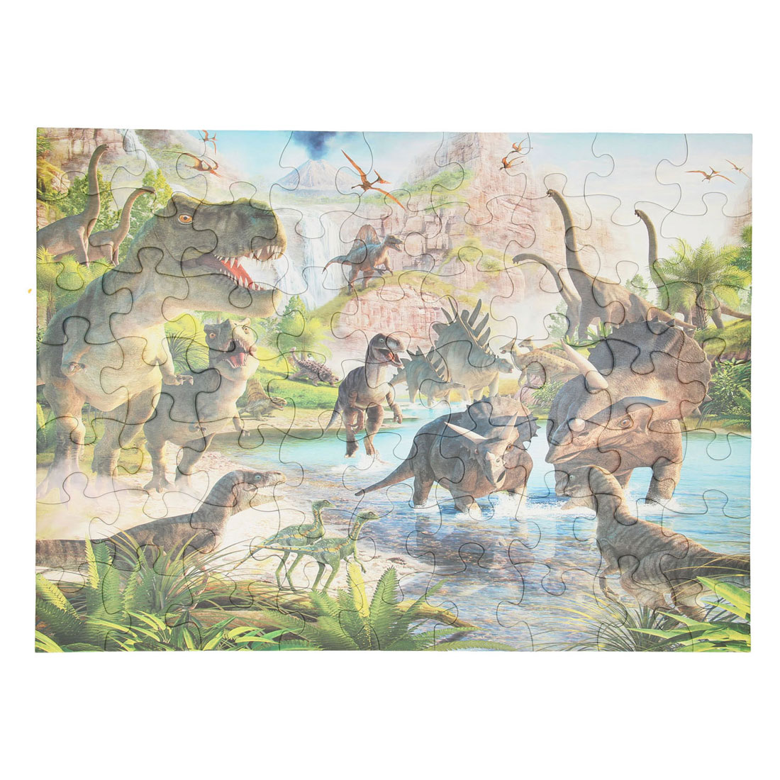 Puzzle Dino World, 63 pièces.