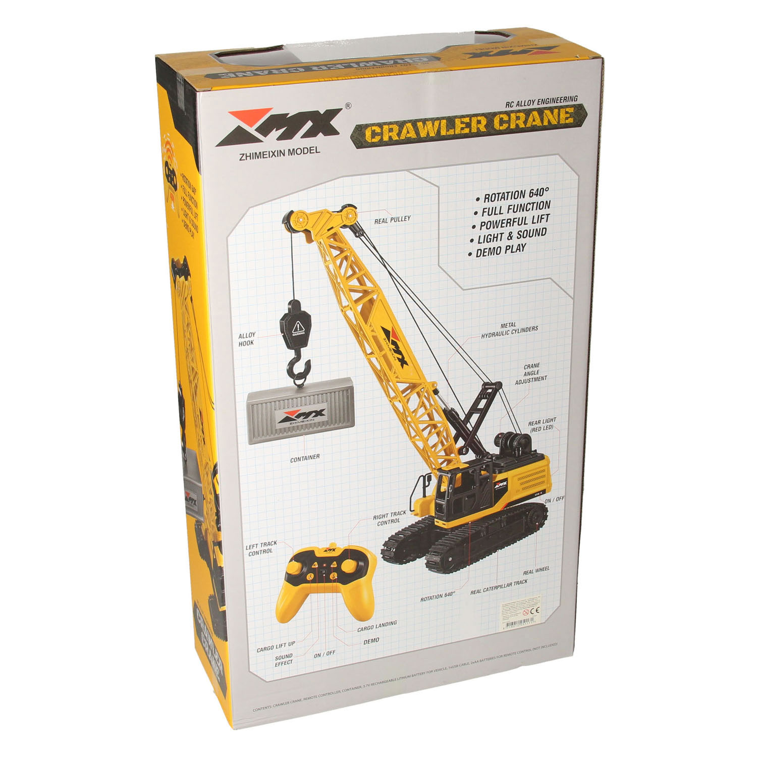 Grue orientable RC sur chenilles