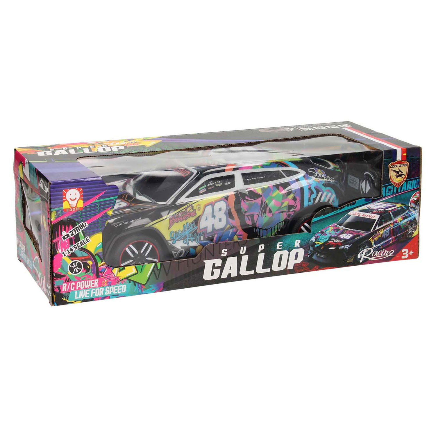 Voiture de course contrôlée RC Softbody Graffity