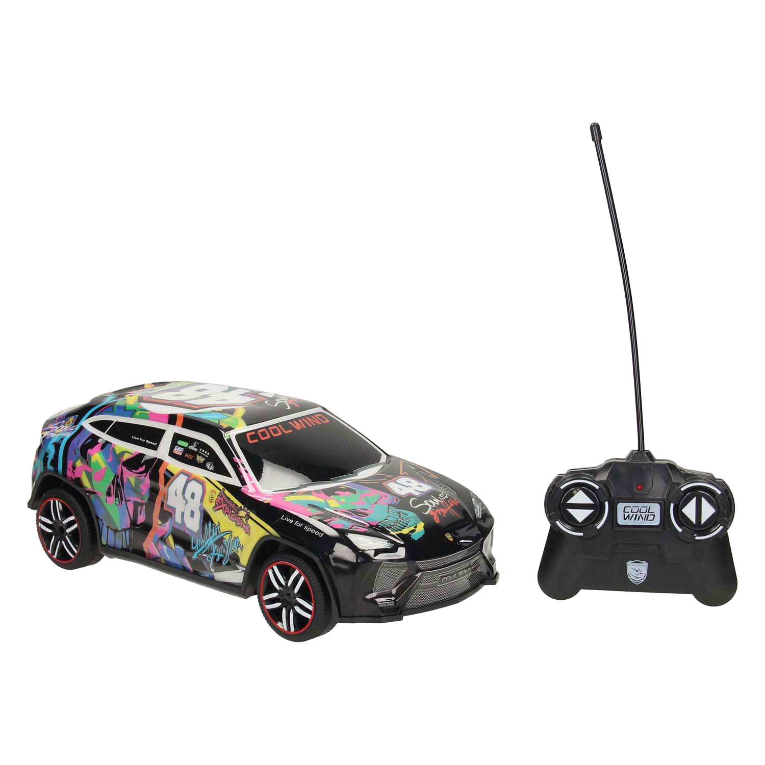 Voiture de course contrôlée RC Softbody Graffity