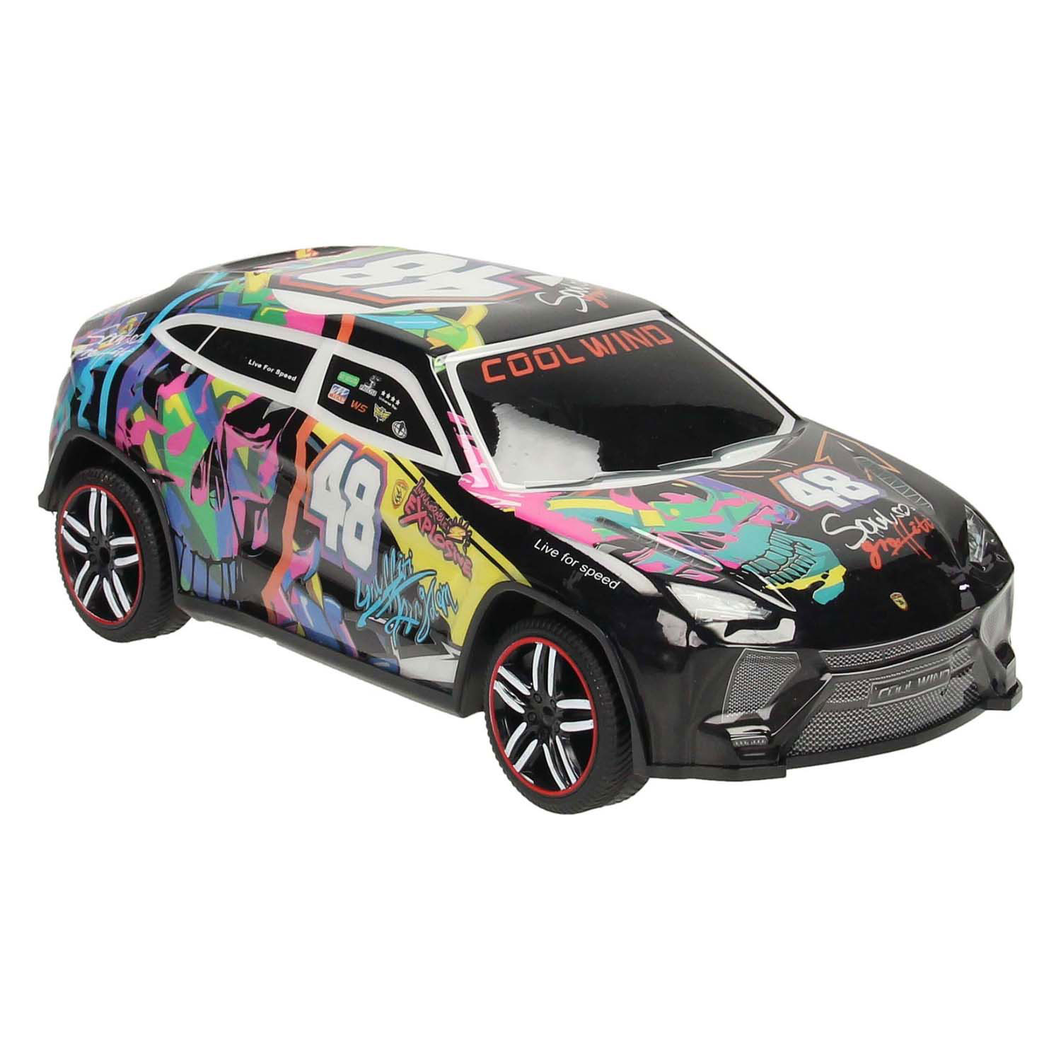 Voiture de course contrôlée RC Softbody Graffity